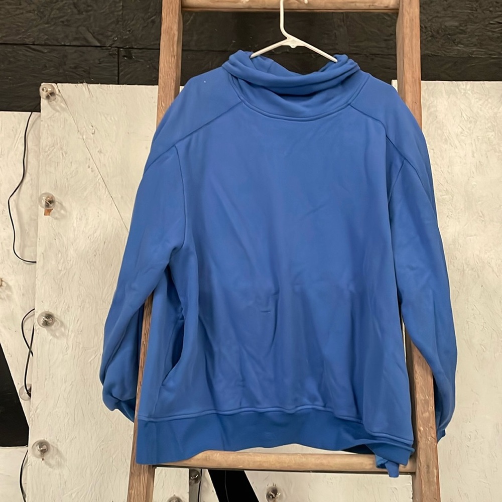 LIT Blue Turtleneck Sweatshirt